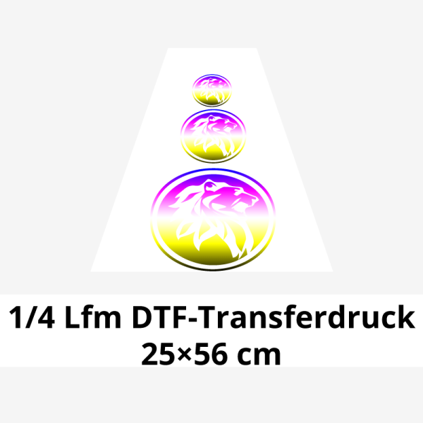 DTF Transferdruck 25x56cm